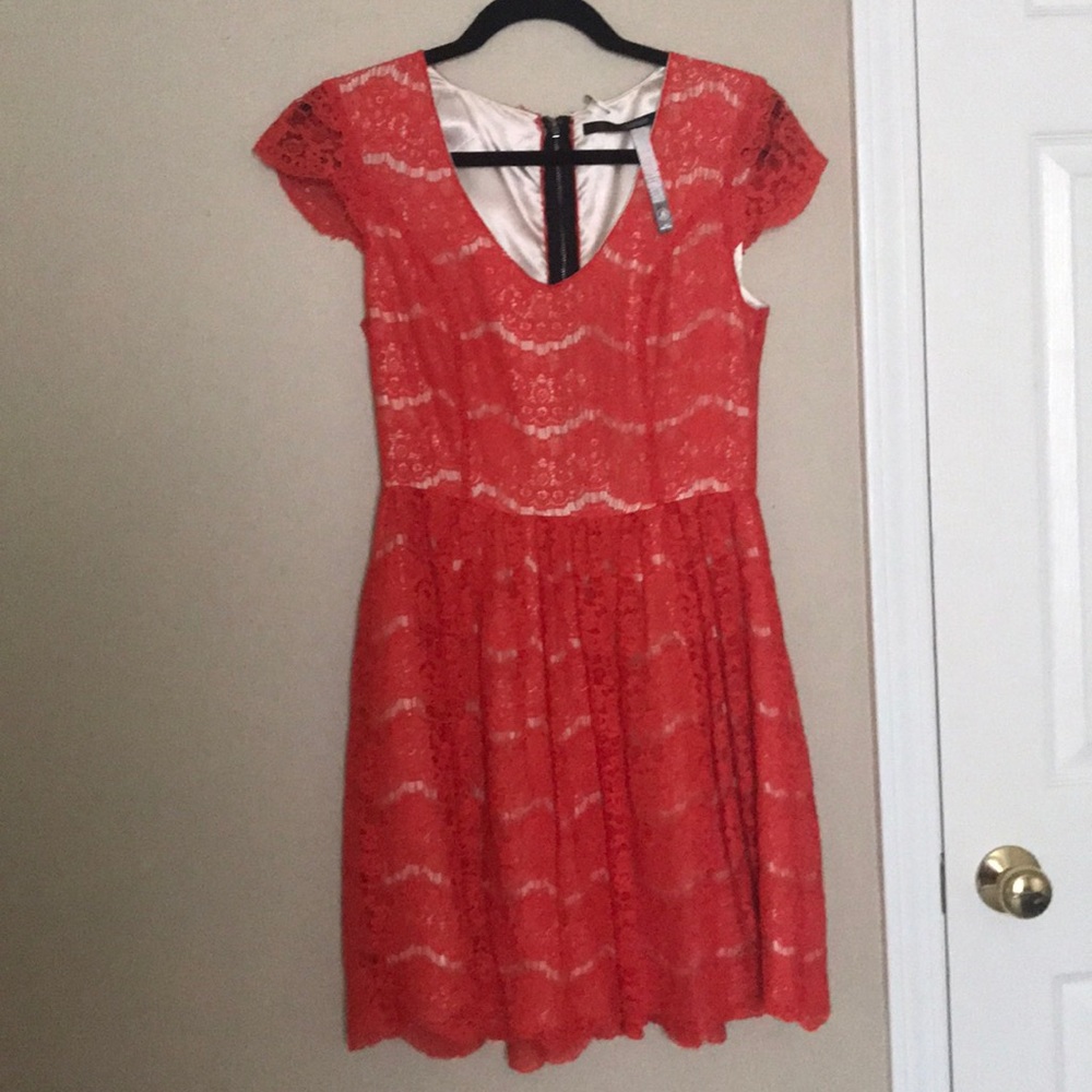 Red Lace kensie Dress